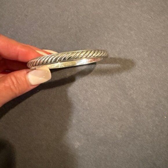 Brighton Silver & Crystal Bangle Bracelet - Picture 5 of 6